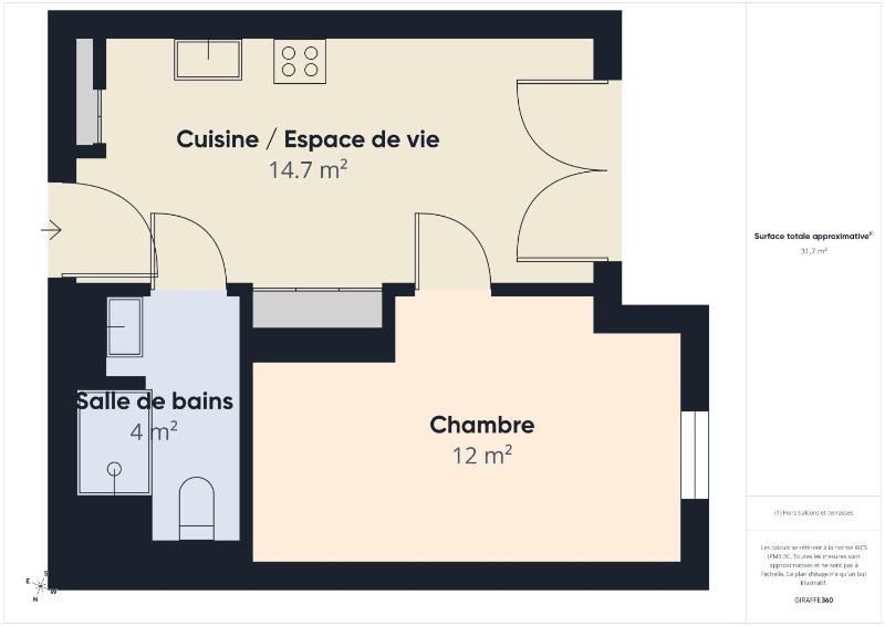 Noosa - appartement 4 pers - piscine commune - image 15