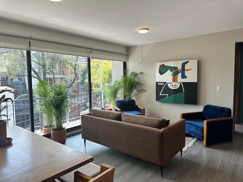 3br with a private terrace Roma norte - image 1