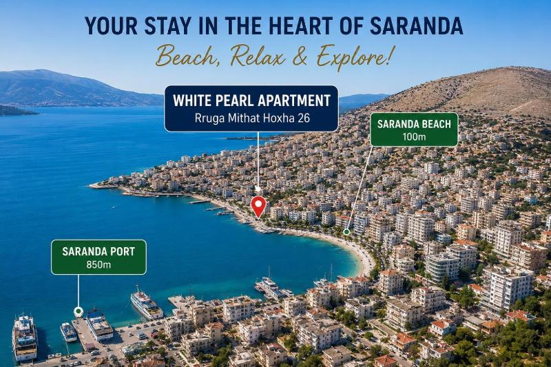 White Pearl Saranda  Near the Beach - image 15