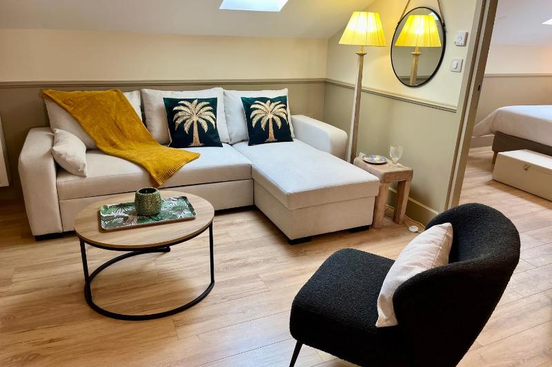 Chic apartment between the sea and palm trees - image 13