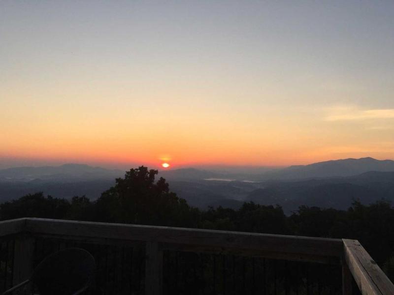 Sunrise Above Ober Hot Tub and Two Decks - image 23