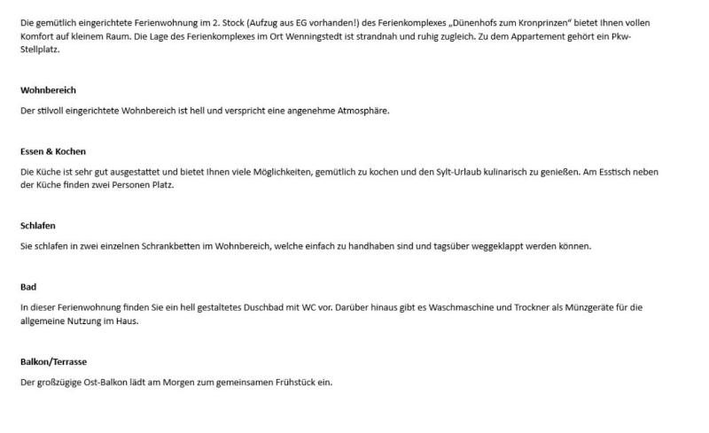 Dünenhof zum Kronprinzen App 102 - image 12