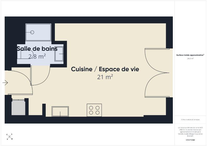 Pavones - studio pour 3 - piscine commune - image 13