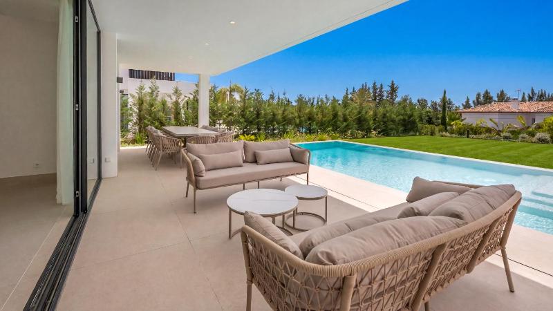 VACATION MARBELLA I Villa Trophy Built in 2026 Private Turquoise Pool 6BDR Walking Distance to Los Naranjos Minutes from Puerto Banus Luxury Interiors Private GYM Lounge Bar - image 8