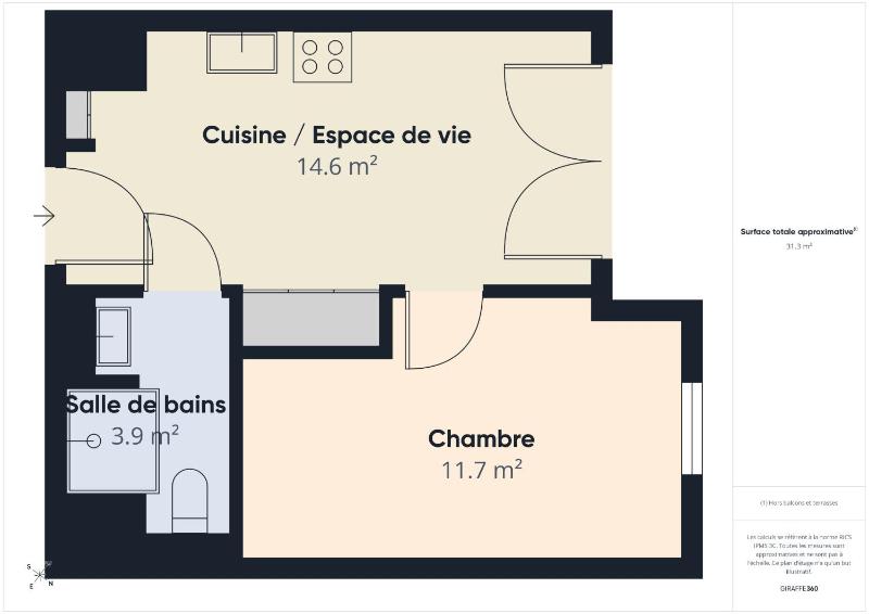 Le Swallow - appart pour 4 - piscine commune - image 16