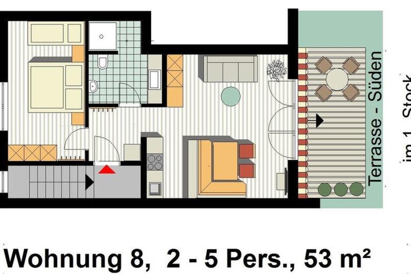  Comfort One-Bedroom Apartment with Terrace image 2