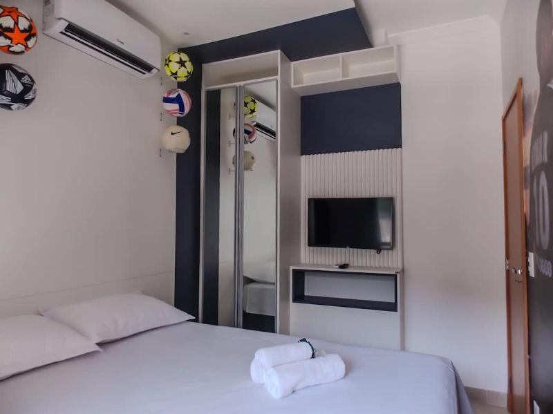 100 metros da praia 2 Suites AC Churrasqueira - image 18