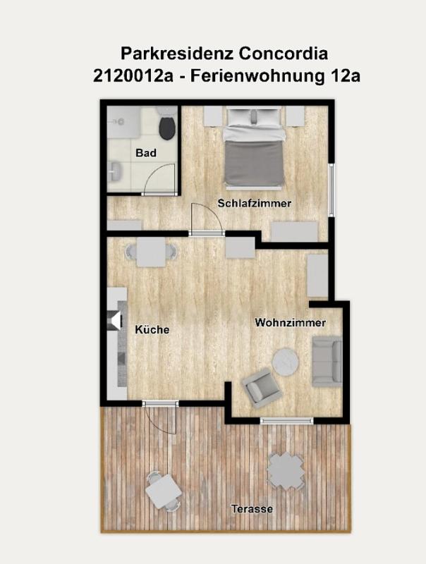 Parkresidenz Concordia Ferienwohnung 12a - image 5