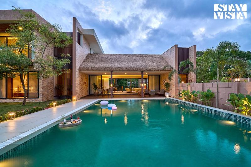 StayVista at La Rivieraa with Pool Lawn - image 4