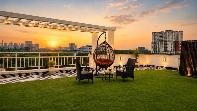 BluO Lake View Studio - NewTown - Terrace Garden - image 9