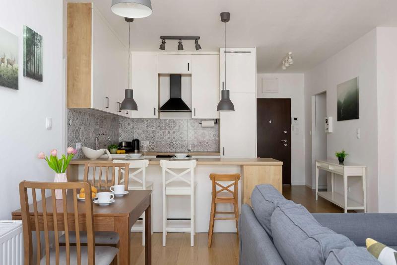 Unique Apartment for 6 People with Balcony & Parking by Noclegi Renters - image 2