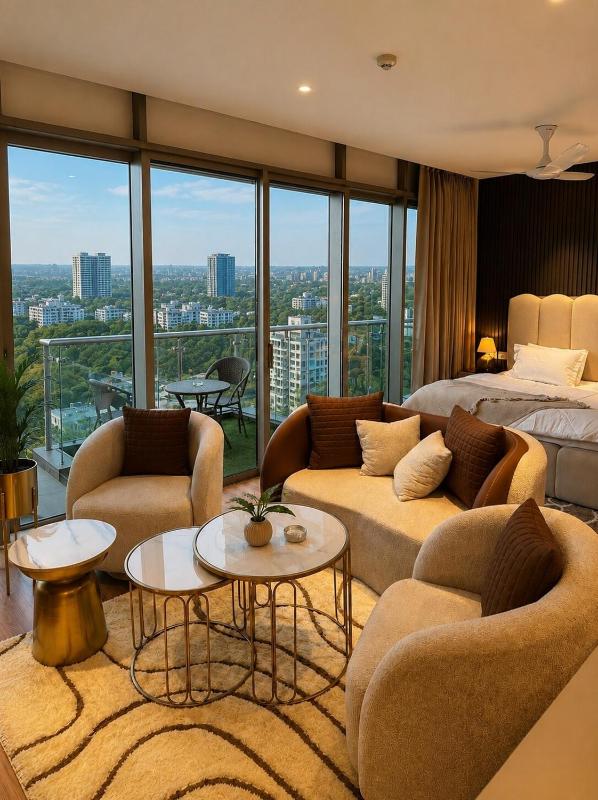 Luxury Skyhigh Studio with infinity pool M3M Myden - image 29