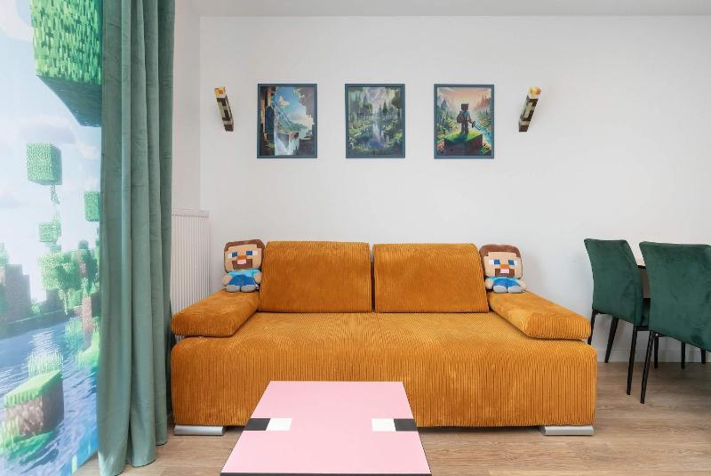 Rodzinny Apartament Blisko Morza Inspirowany Grą Minecraft z Konsolą do Gier by Noclegi Renters - image 16