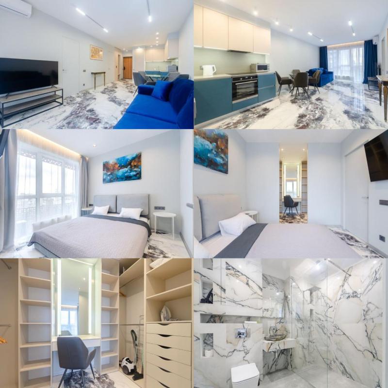 7-23 Kvartet Vasyl Lypkivskyi 16b Kyiv railway station metro nearby fantastic city view Petrovdom Apartment - image 12