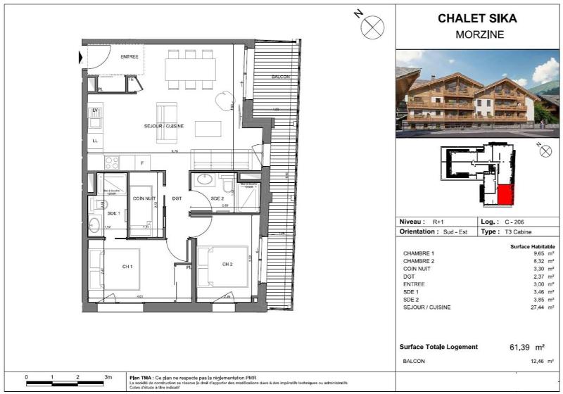 SIKA C206 Magnifique T3 cabine au centre du village - image 7