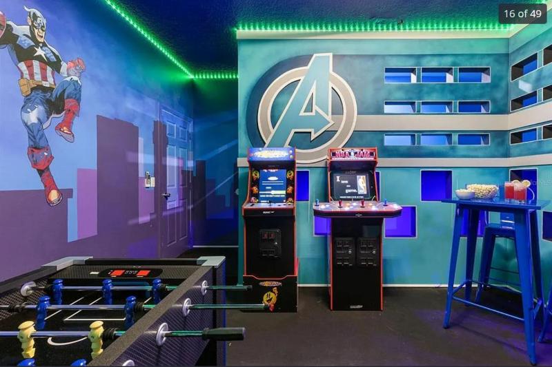 8BR Disney-Area Resort Home Private Pool Game Room Sleeps 17Lazy River-7054 - image 3