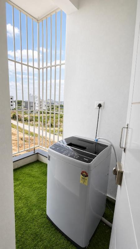 306 - Stylish 2BHK by Everloft | Balcony & Comfort - image 15