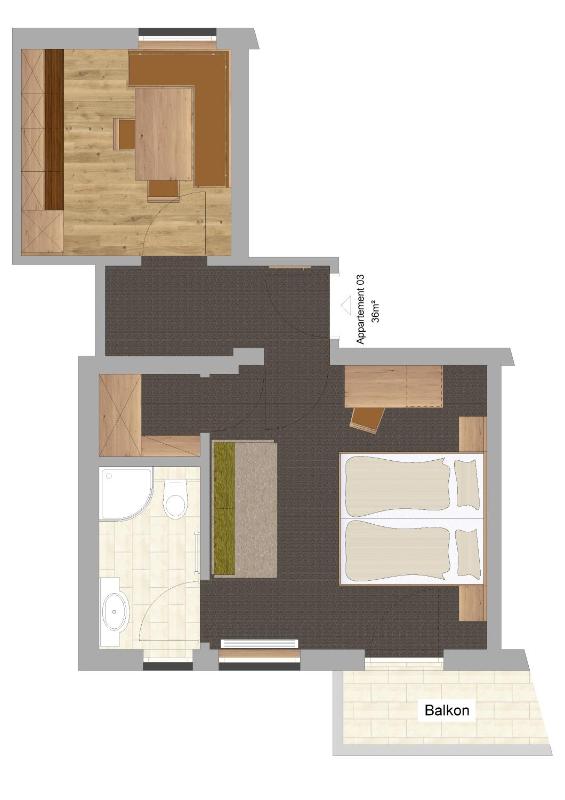One-Bedroom Apartment image 1