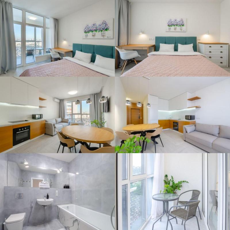 19-96 Kvartet Vasyl Lypkivskyi 16v Kyiv railway station metro nearby stunning city view Petrovdom Apartment - image 8