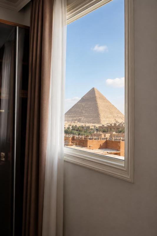 Amadeos Palace pyramids view - image 15