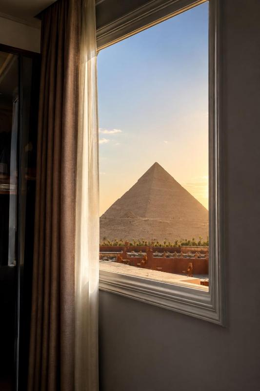 Amadeos Palace pyramids view - image 3