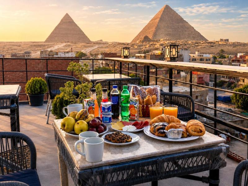Amadeos Palace pyramids view - image 6