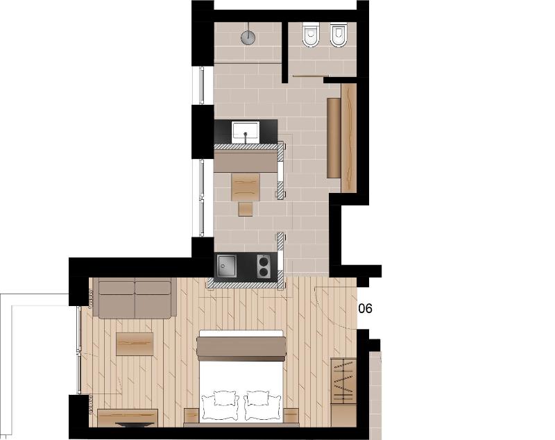 One-Bedroom Apartment image 4