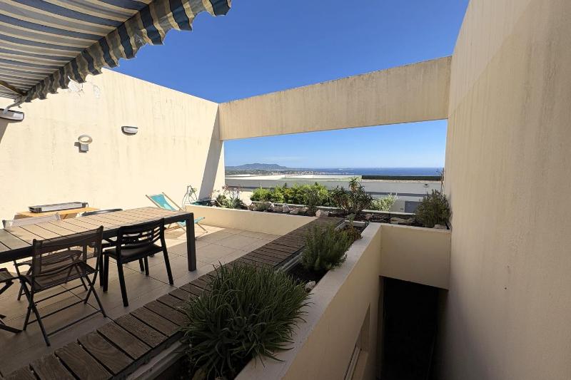 Apartment with sea view terrace and swimming pool - image 11