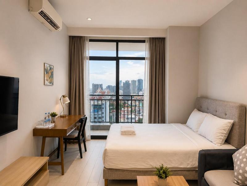 30th Floor Studio with Stunning Sunset Skyline - image 9