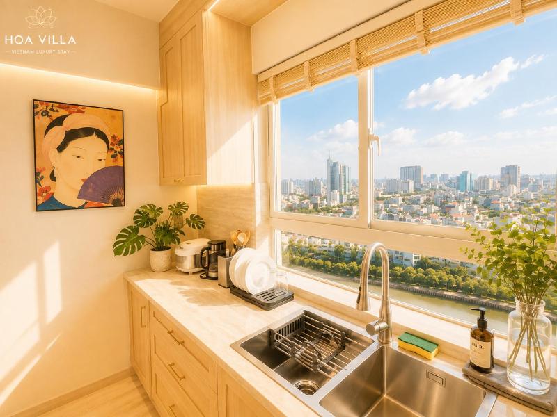 Hoa Villa 3-10 pax-D1-Landmark 81 Balcony View- Near Ben Thanh Market - image 11