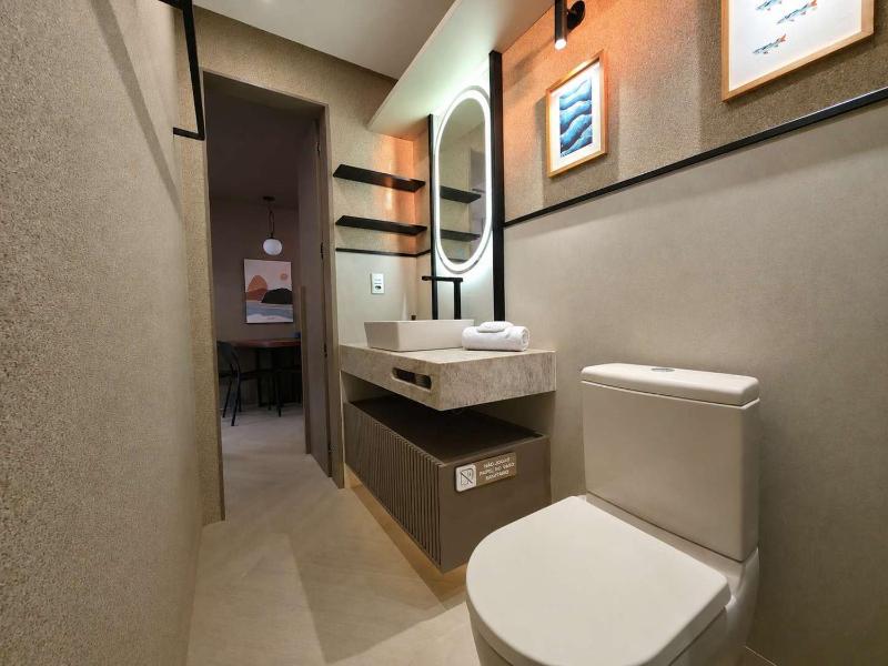 Flat Premium com Cama King a 300 m da Praia do Forte - image 10