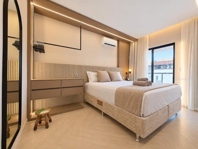 Flat Premium com Cama King a 300 m da Praia do Forte - image 9