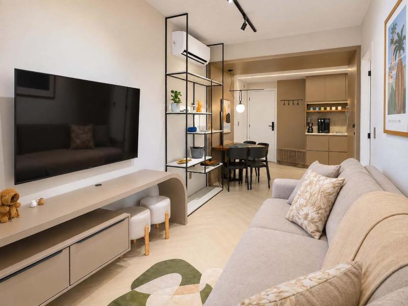 Flat Premium com Cama King a 300 m da Praia do Forte - image 12