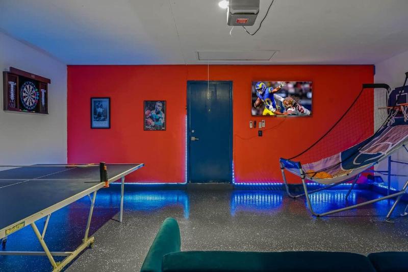 Fire-lit Haven: New Hot Tub+Game Room+Horseshoes - image 25
