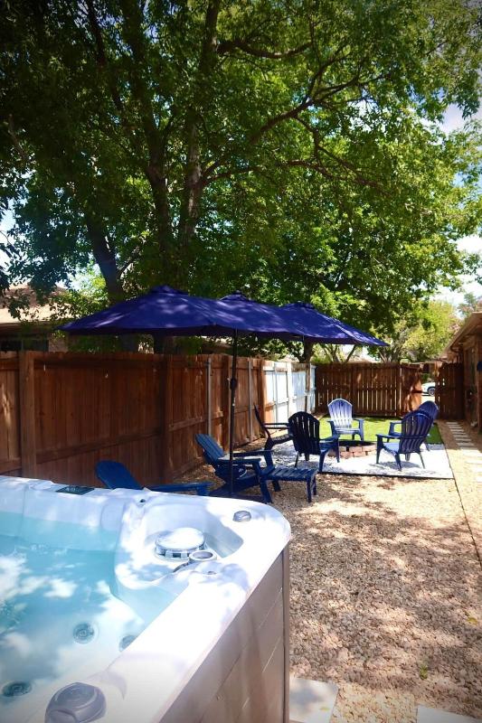 Fire-lit Haven: New Hot Tub+Game Room+Horseshoes - image 48