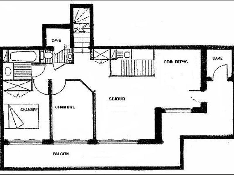 Appartement 3 pièces pour 6 personnes avec balcon et WiFi à Méribel - FR-1-411-225 - image 13