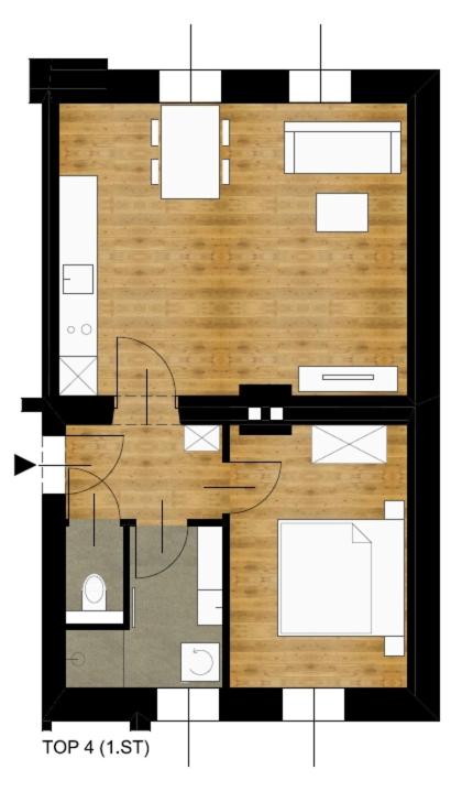 One-Bedroom Apartment image 4