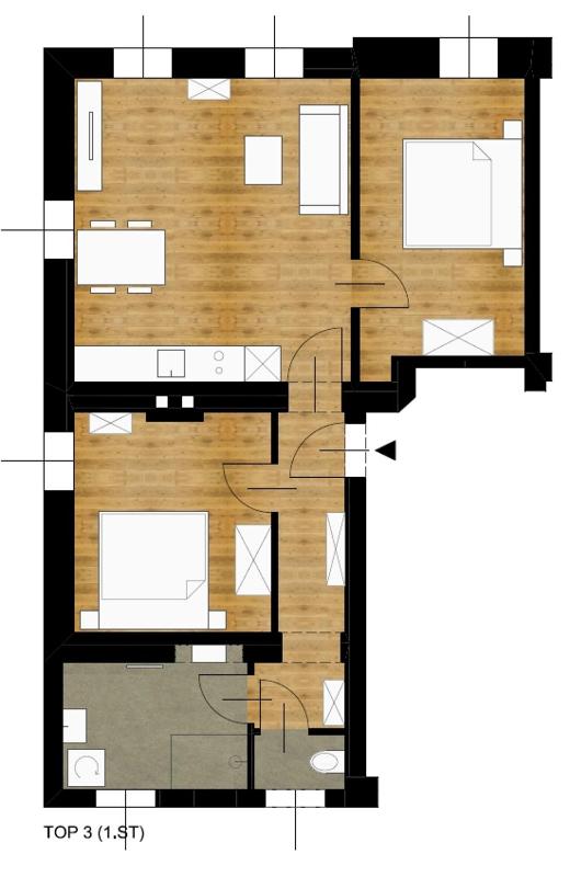 Two-Bedroom Apartment image 3