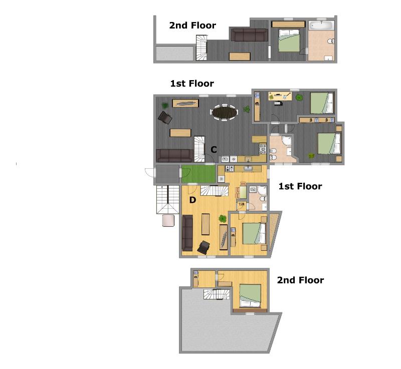 Five-Bedroom Loft Apartment image 3
