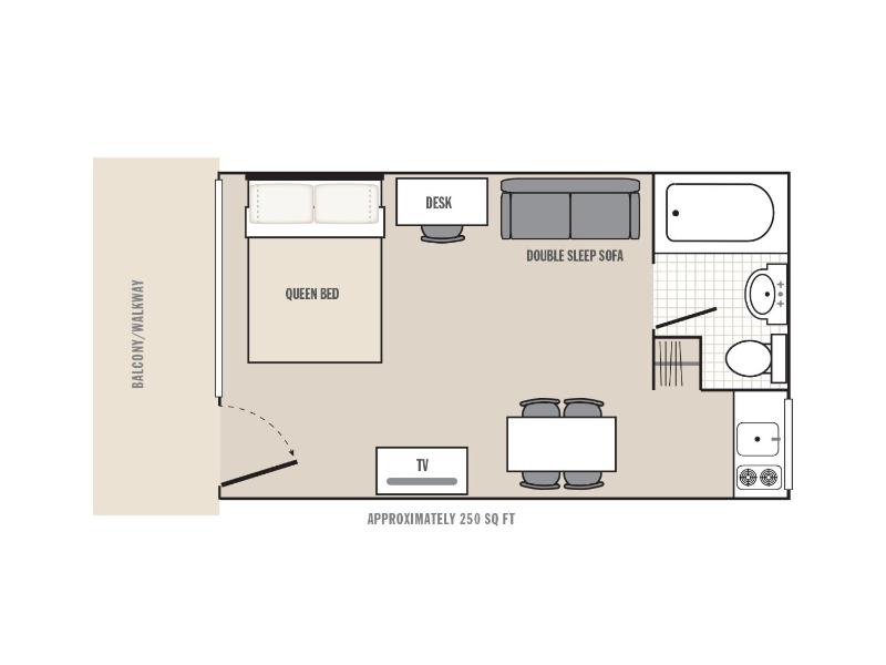 Studio with Kitchenette (2 adults +2 children) image 2