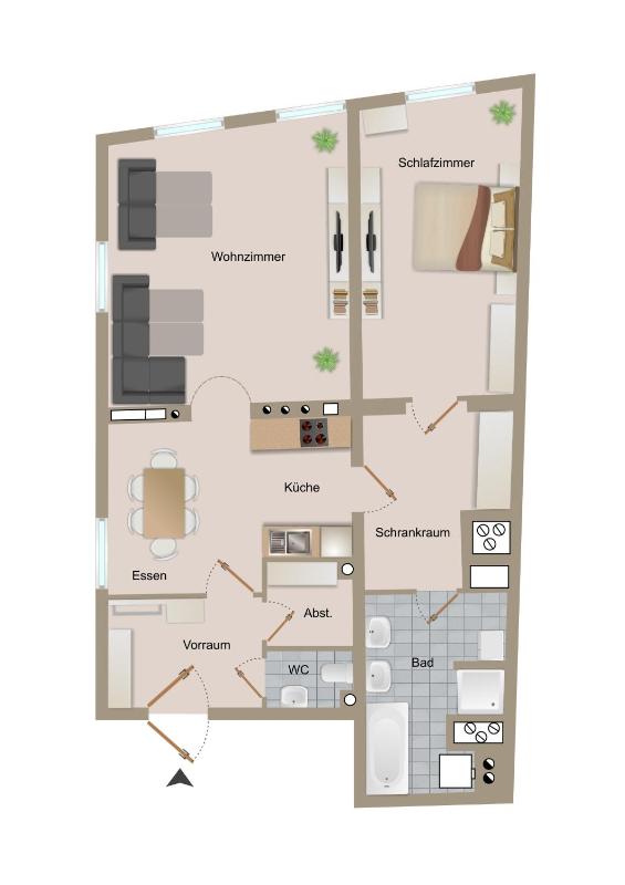 One-Bedroom Apartment TOP 8 image 2