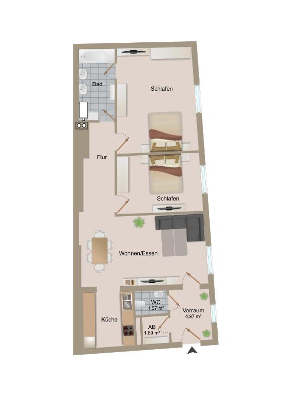 Two-Bedroom Apartment TOP 5 image 3