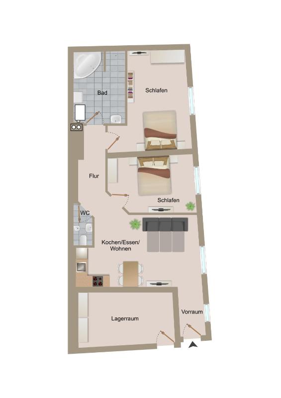 Two-Bedroom Apartment TOP 3 image 3