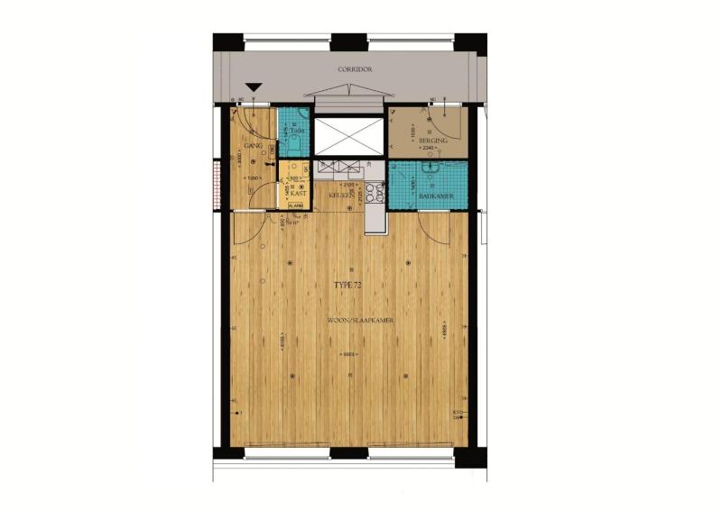 Penthouse Studio Top Floor (29th) City View 731 image 4