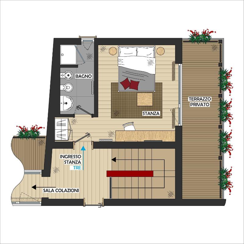 Double Room with Balcony image 2