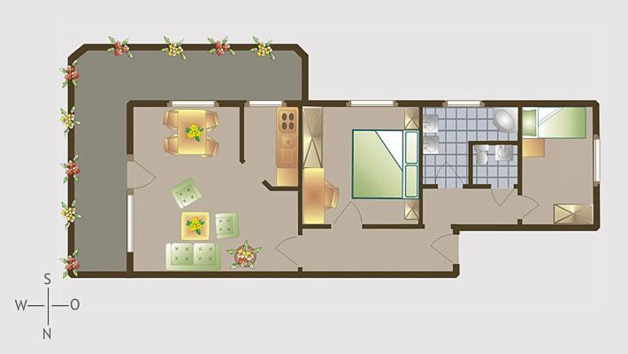 Apartment with Balcony image 2