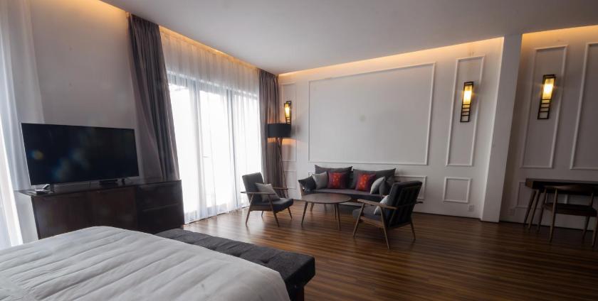 Suite Queen với Sân hiên Suite Queen với Sân hiên