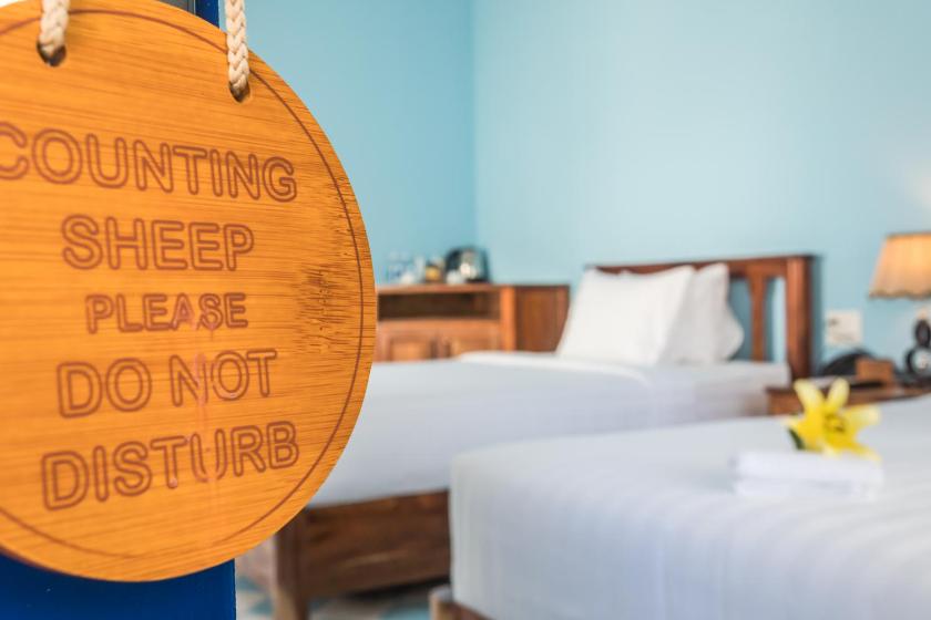 Phòng 2 Giường Đơn Nhìn Ra Khu Vườn