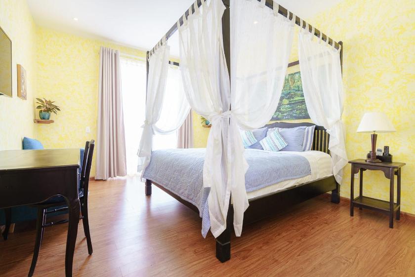 Phòng Giường Đôi có Ban công Nhìn ra Biển 