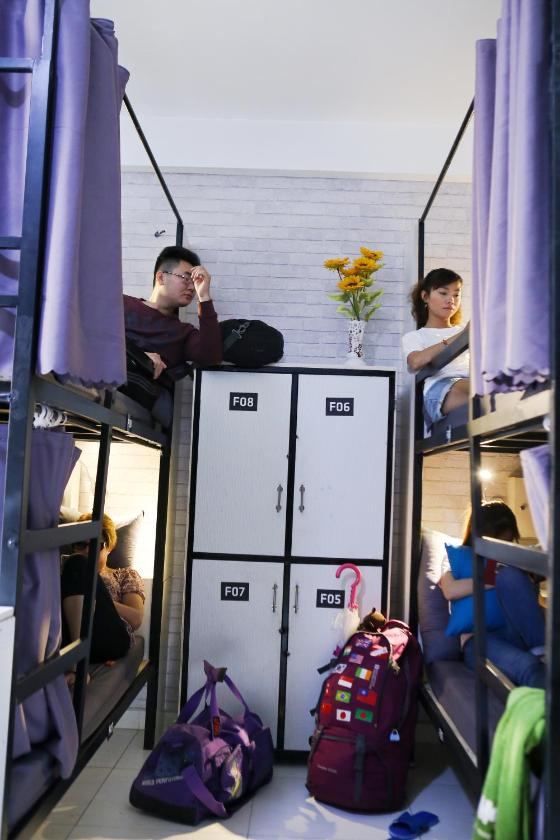 Giường trong Phòng ngủ tập thể cả Nam và Nữ 12 Giường Giường trong Phòng ngủ tập thể cả Nam và Nữ 12 Giường